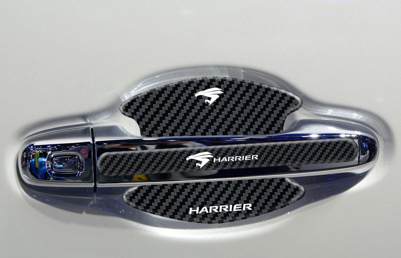 

Защитная пленка для ручки двери Toyota Harrier от царапин для двери автомобиля Новейшая защита двери автомобиля из углеродного волокна Совместима со всеми сериями 80 60 65 Краска двери автомобиля