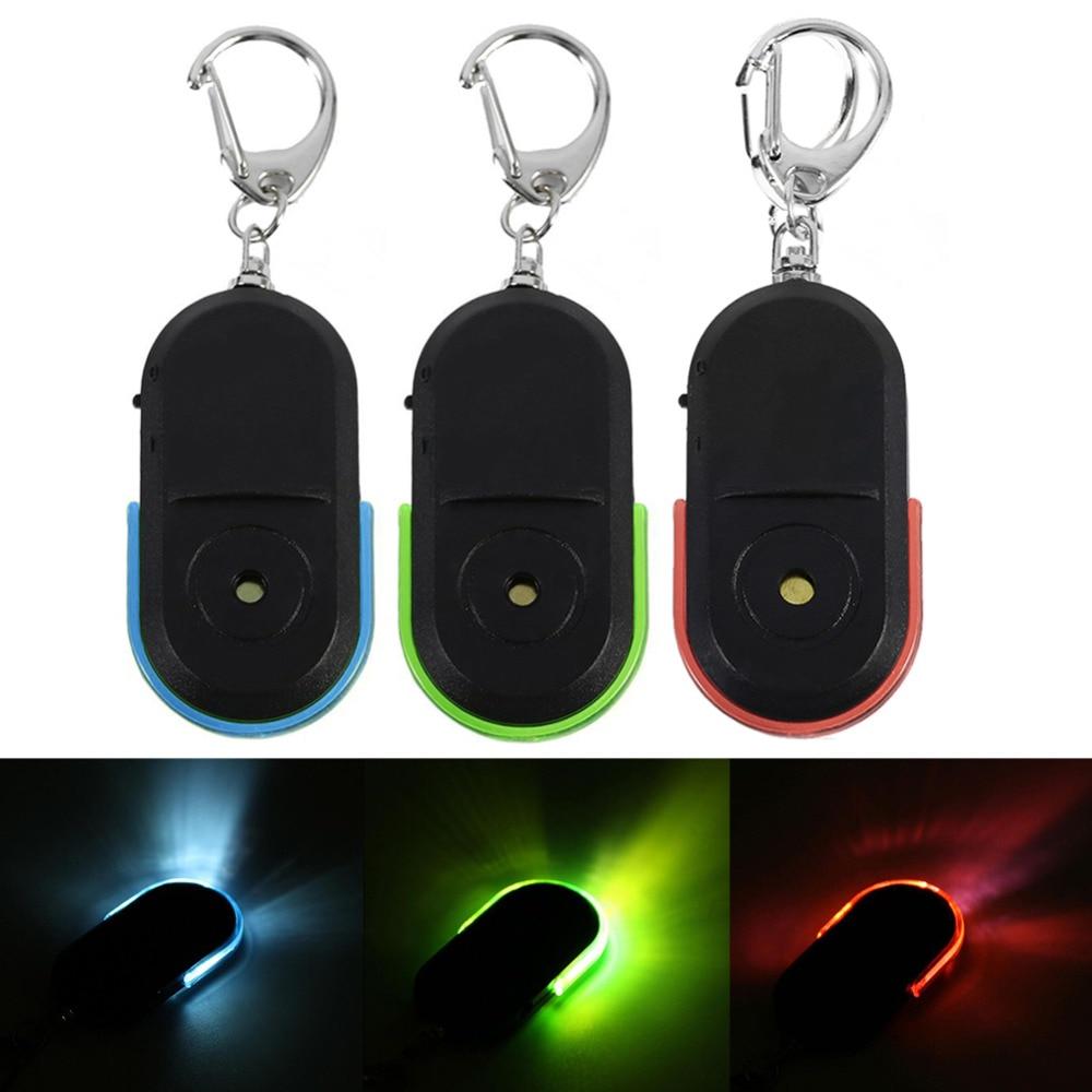 Distinctive Smart Wireless Anti-Lost Alarm Key Finder Locator Keychain Whistle Sound LED Light Things Tracker Anti-Lost Device