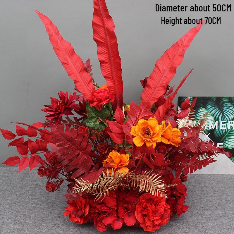 Wedding Aisle & Reception Table Floral Centerpieces