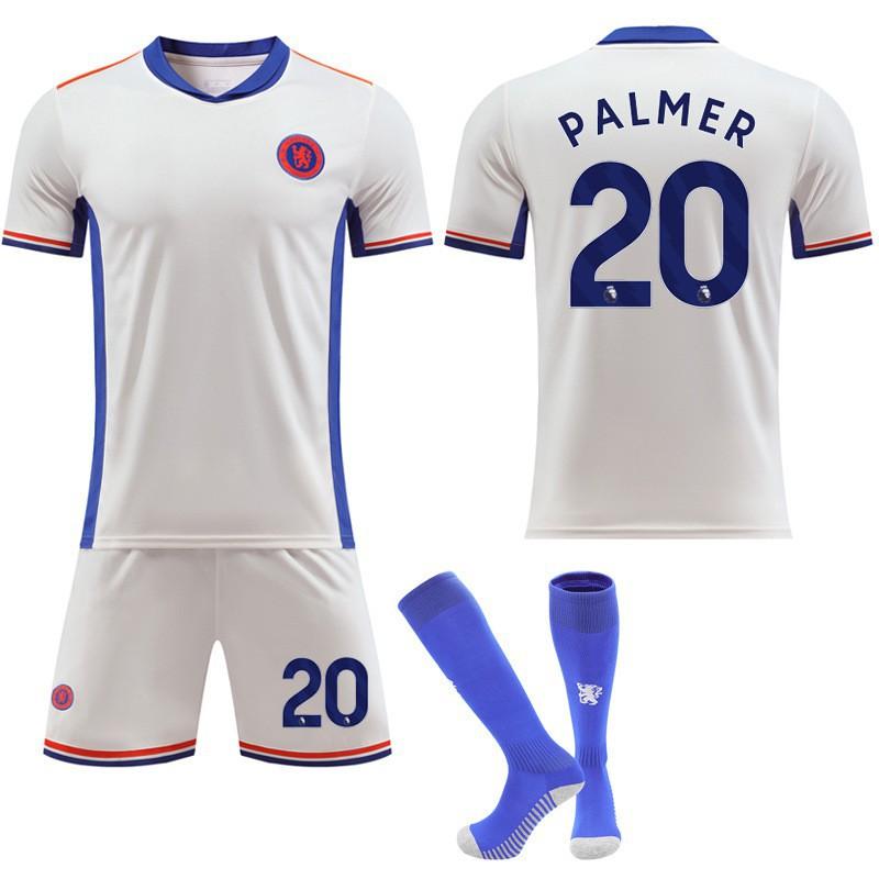 2425 Chelsea Away Football Jersey Kit No. 20 Palmer 8 Enzo 19 Sancho Sportswear Adult