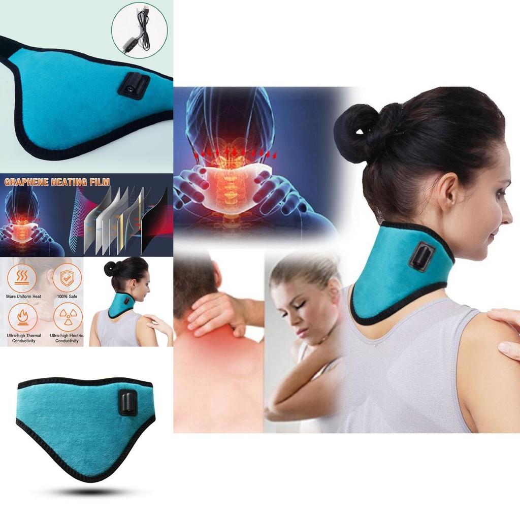 Cozy Graphene Electric Neck Heating Pillow With Usb Connection For Soothing Relief