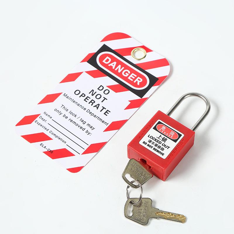Boyue Anti-Pry 4MM Stainless Steel Industrial Safety Padlock 4mm Fine Steel Beam Padlock