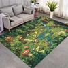 Tappeto Avventura Animali del Bosco Antiscivolo Tappetino Gioco Educativo per Bambini per Soggiorno Camera da Letto Asilo Decorazione