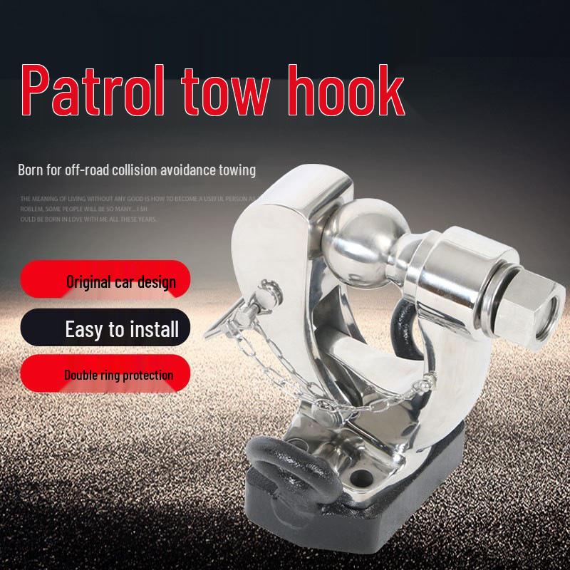 Nissan Patrol Y62 Trailer Hitch & Y61 Stainless Steel Quick Release Towing Hook