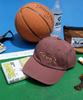 Beollunpeulenjeu Bfma Logo Washed Ball Cap Brown