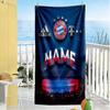 Bayer Munich Soccer Fan Customize Text Beach Towel High Absorbency & Quick-Dry Perfect for Traveling Yoga Camping and Swimming