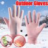 Thermal Touch Screen Gloves Winter Warm Windproof Driving Cycling Unisex Fleece Lined Cold Weather Outdoor Sports Handwear