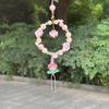 Good Luck Pink Lotus Pendant Charm for Car or Bag - New Chinese Style Jewelry