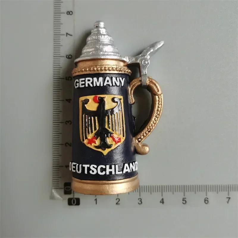Germany Fridge Magnets Cuckoo Clock Mug Berlin Munich Dresden Frankfurt Freiburg Neuschwanstein Refrigerator Magnets Sticker
