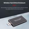 Mini SSD MSATA To USB 3.0 Hard Drive Case Wireless SSD Converter Adapter Enclosure PCI-E Supports 30*30/50 SSD