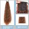 Hestehale-parykk, krøllete hår, bølgebånd og naturlig hårtilbehør for daglig bruk