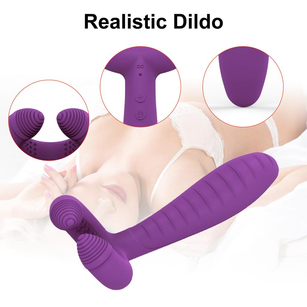 Silicone Vagina Massager Penis G-Spot Clitoris Stimulator 7 Vibration Modes Adult Sex Toys for Women Masturbation Couple Flirting USB Rechargeable