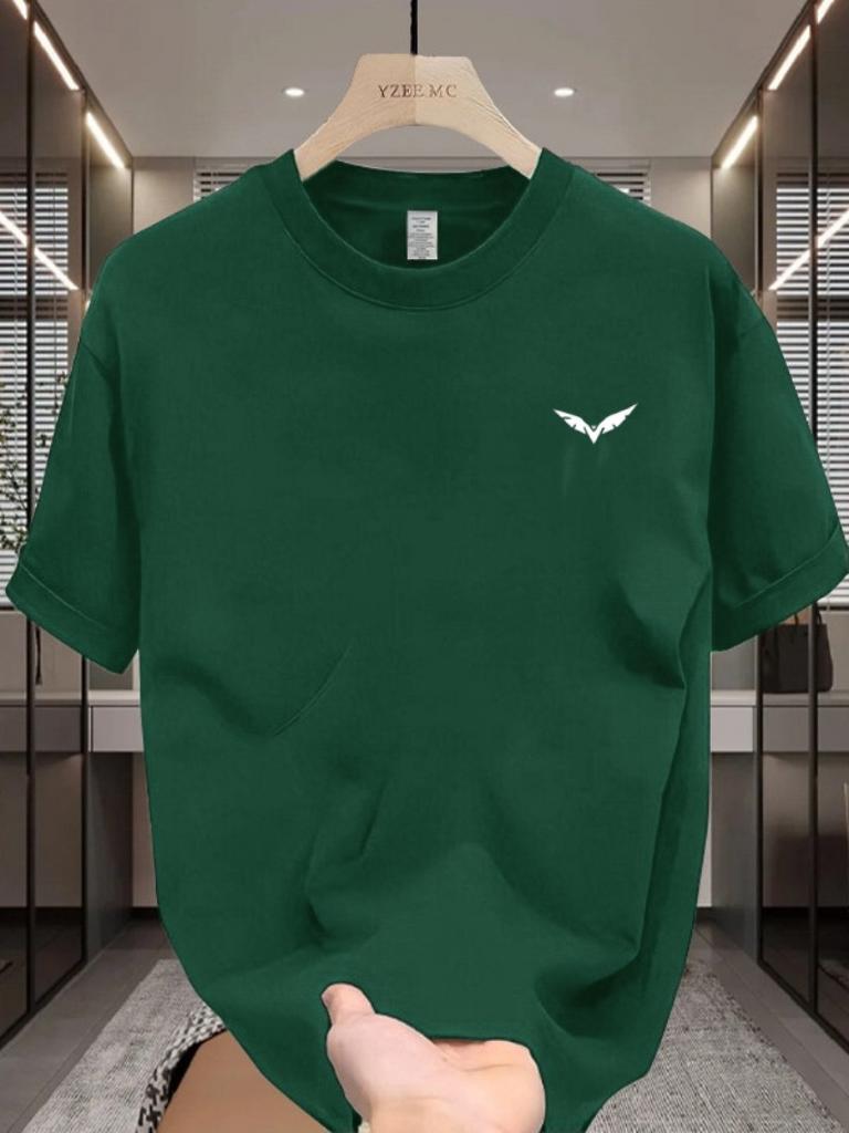 Simple Solid Color Print 100 Cotton Men Women Tshirt Summer Autumn Daily Outdoor Sports Party Casual Loose Street Shortsleeve