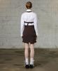 Alikim Meow Buckle Mini Dress / Brown