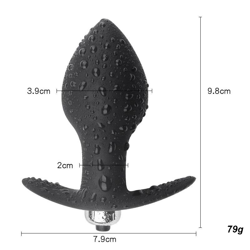 Miękkie Unisex Sex wibracyjny Anal Butt Plug g-spot stymulator masażer prostaty wibrator analny zabawki erotyczne dla par