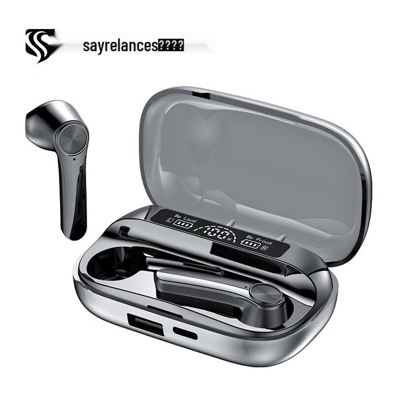 

Serlans S20 Ear-Hook Sport Bluetooth Earphones with AI Power Display