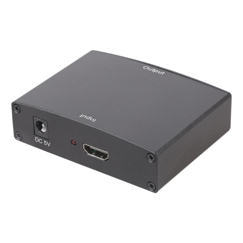 1080P YPbPr To HDTV Video Sound Converter Adapter 5RCA Ypbpr Component To HDTV Connector Converter Support 480P 720P