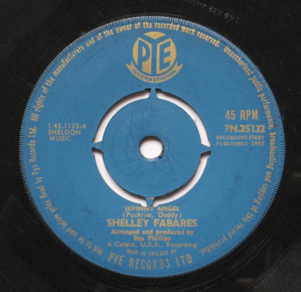 

7inch Record SHELLEY FABARES - Johnny Angel 7N25132 Pye Internation 1962 UK Pop Used