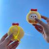 Squeak Panda Pig Chicken Plush Keychain Cartoon Animal Pendant Decoration Gift
