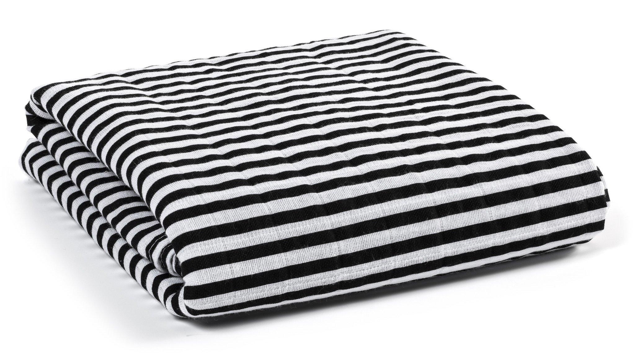 

Modern Burlap Organic Cotton Muslin Swaddle Blanket (1 Stripe)