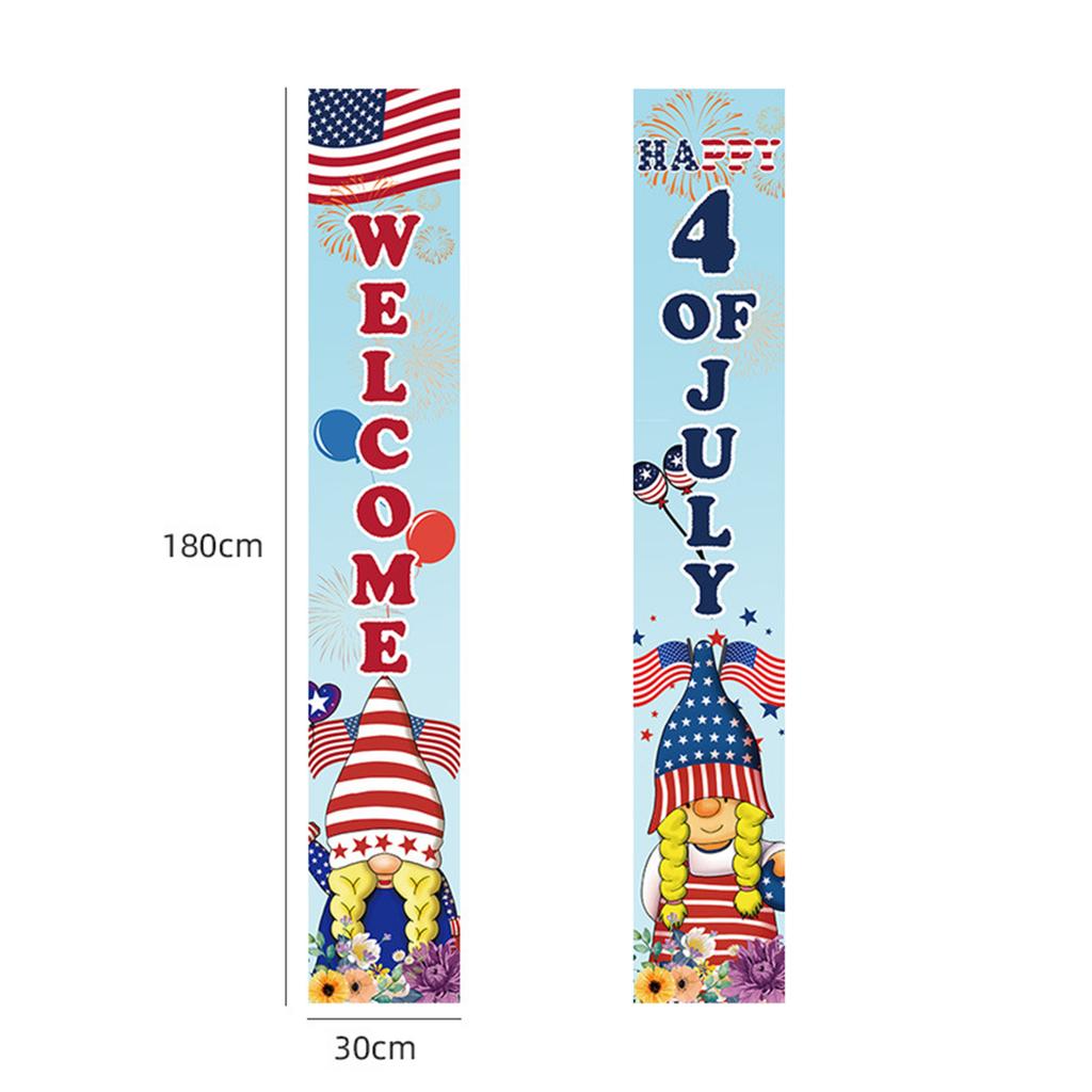 American Independence Day Flag Hanging Door Curtain Door Flag
