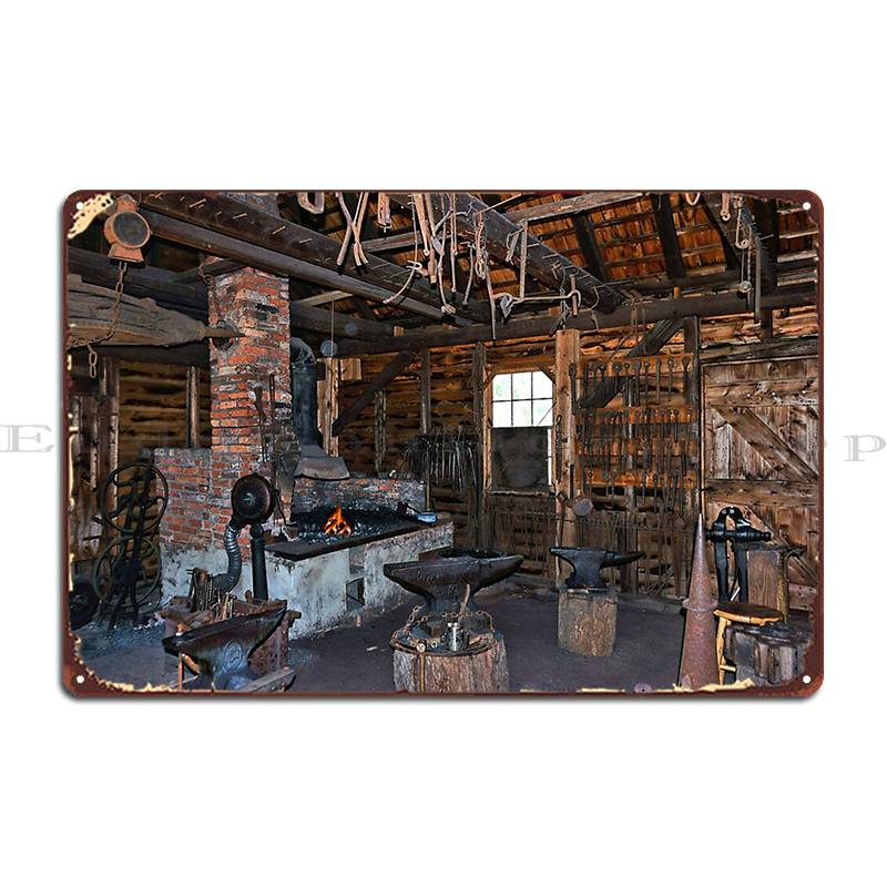 DORA Tin Sign The Blacksmith Metal Plaque Printing Party Cinema Custom Wall Decor Tin Sign Poster 20x30cm(7.8x11.8inch)