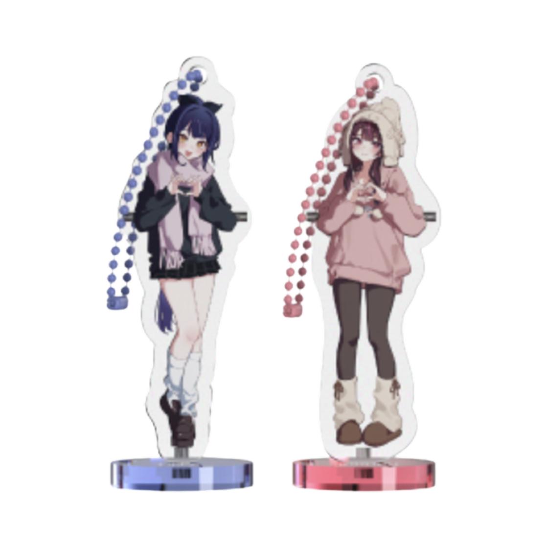 Woowakgood Isegye Idol x Twozzim Stand Keyring Set B ONE SIZE