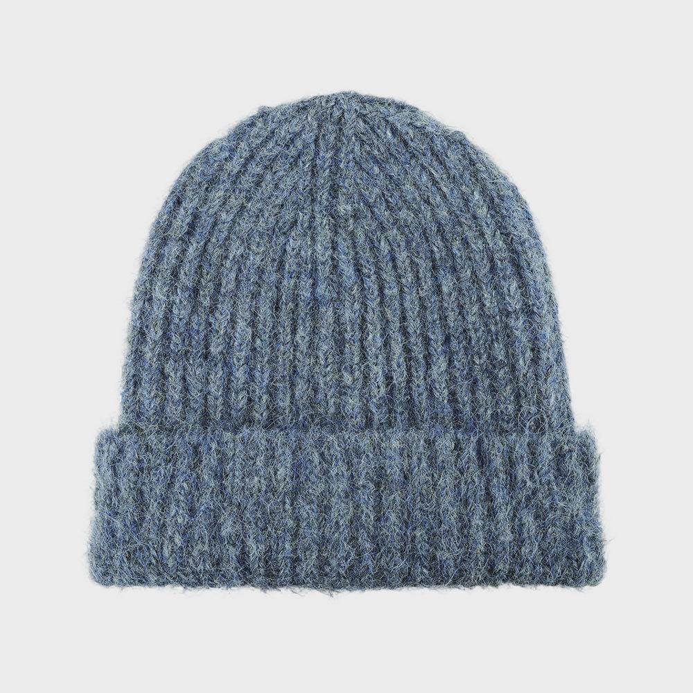 Stack of Knitted Hats for Men In Autumn and Winter Plus Velvet Ear Protection Big Head Flange Wool Hat Casual Ski Windproof Mountaineering Hat