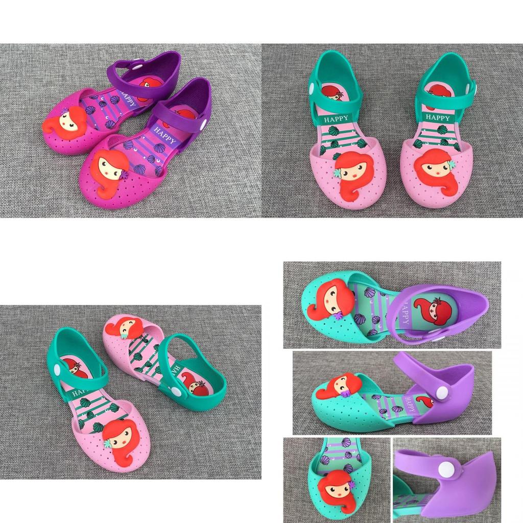 Neue Mini Melissa Meerjungfrauen-Sandalen für Mädchen, Prinzessinnen-Babyschuhe, in US-Größe 813