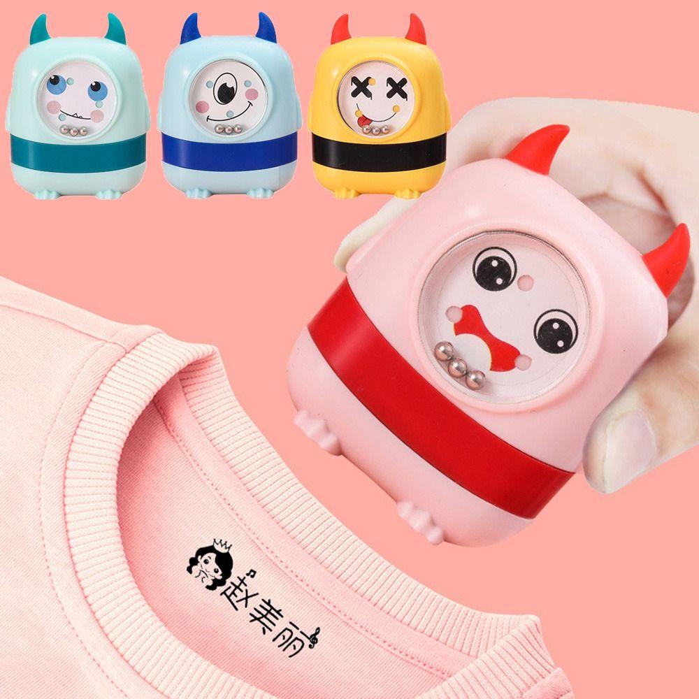 Штамп для одежды с героями мультфильмов, не настраиваемый маркер для ...