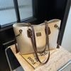 New minimalist PU large capacity underarm tote bag for women, fashiable casual shoulder bag, stylish handbag