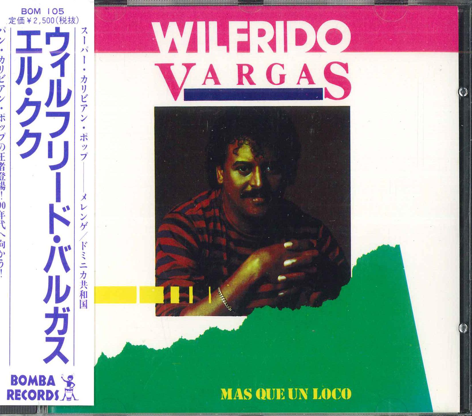 

CD WILFRIDO VARGAS - Mas Que Un Loco SO1423 SONOTONE 1988 Япония Оби Латинский Б/У
