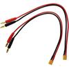 For XT30 To 4mm Banana Connector RC Battery Charging Cable 16AWG For Electrical Equipment Accessories
