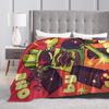 1x1x1x1 Forsaken One by One Knitted Blanket Coral Fleece Plush Super Warm Throw Blankets for Bedroom Sofa Bedroom Quilt