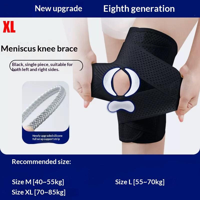 Knee Brace Pain Relief with Compression Support and Adjustable Stabilizers for Running or Workout