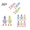 Stretchy Duck Squeeze Toy 2/3/6Pcs Mini Glitter Transparent Lying Anxiety Relief Slow Rising Sensory Stress Ball Animal Shape