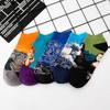 1 Pairs Unisex happy Van Gogh Oil Painting Casual Men Women Funny Sock Fashion Harajuku Fruit Animal Female Ankle Socks