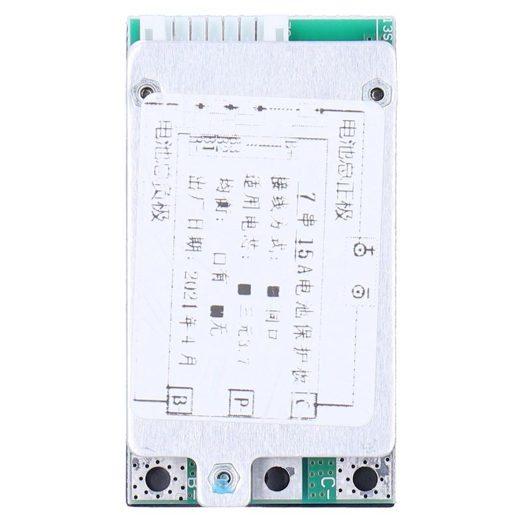 7S 15A Lithium Battery Protection Board Battery Cell Protection Board for Electric Bike Scooter