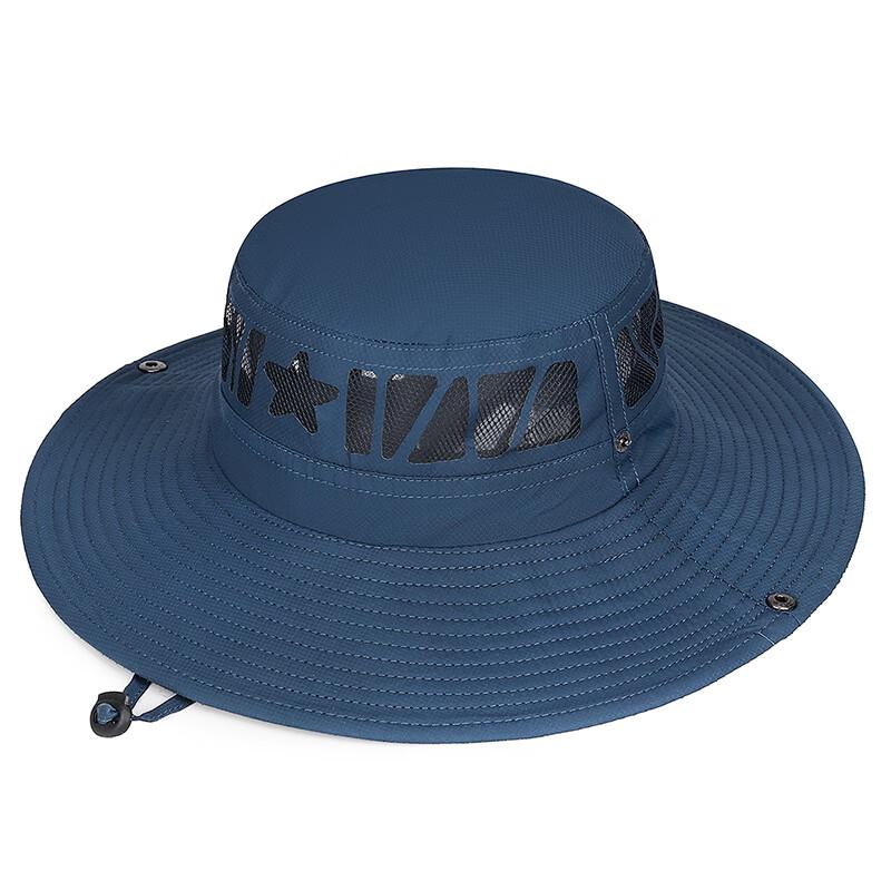 ZHENYUEQI Мужская дышащая широкополая уличная солнцезащитная шляпа Adjustable