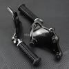 Motorcycle Rear Passenger Foot Pegs Mount Black Pedal For Harley Sportster Iron 883 1200 XL 48 72 SuperLow