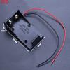 JCD 1pcs 9V Battery Holder Battery Box With Cover And ON/OFF Switch With Cable And DC Head 9V DIY Battery Storage Case
