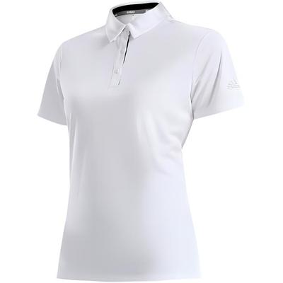 Logo Golf Short Sleeve Polo Shirt Women Polo Shirts White HR6417