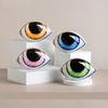 Ceramics Evil Eye Sculptures Devil's Eye Statue Charm Desktop Ornaments Home Living Room Decoration Feng Shui Accessories