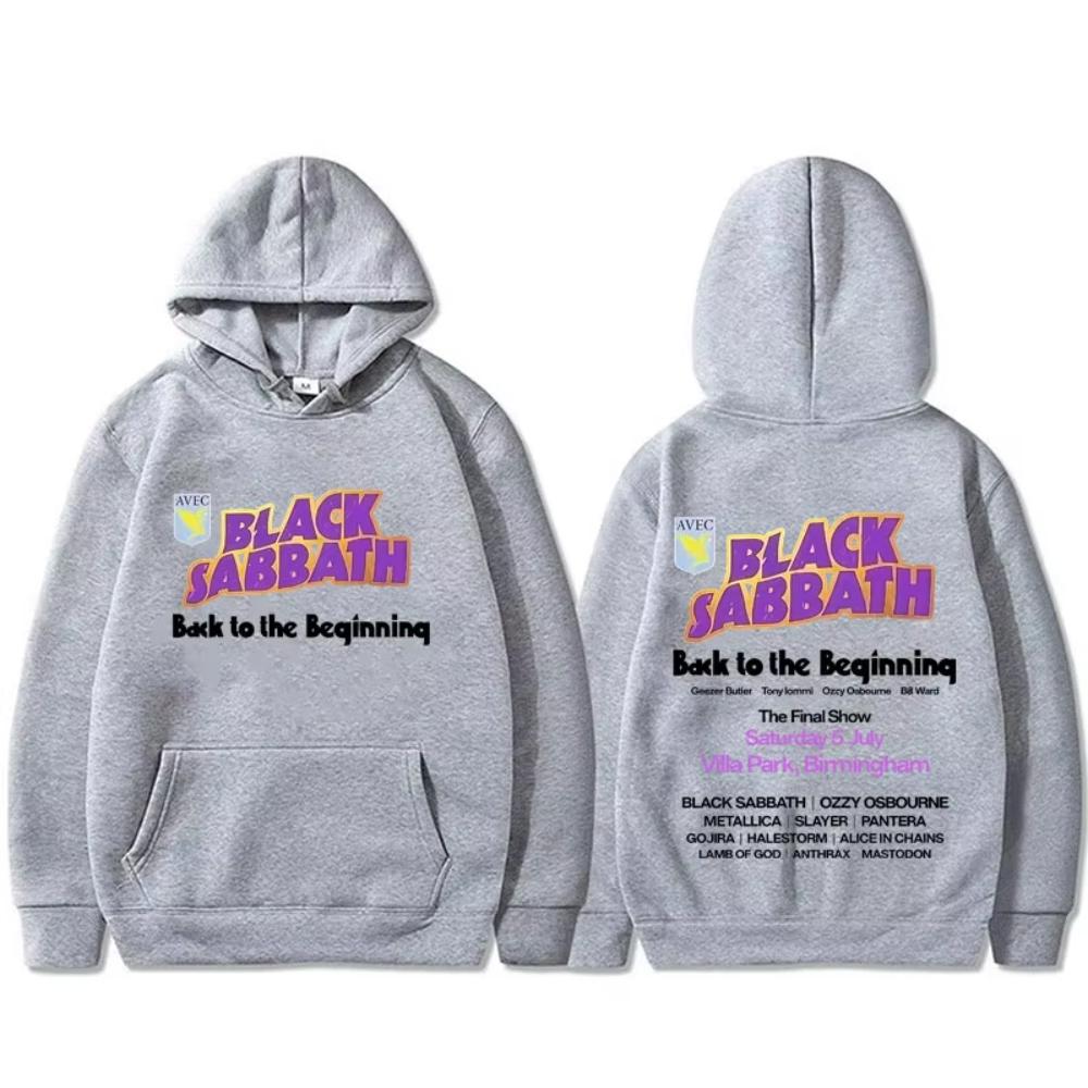 Heavy Metal Rockband Black Sabbath Back To The Beginning Hoodie Herren Damen Mode Vintage Pullover Männlich Lässig Fleece Hoodies