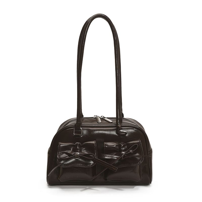 Large-capacity Women's Ballet-style Bow Underarm Bag Versatile Single-shoulder Bag