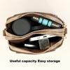 Crossbody Shoulder Bag Vintage Geometric Ladies Phone Bag Patchwork Colorblock Purses Double Layers Detachable Shoulder Strap Lady Purse Commute