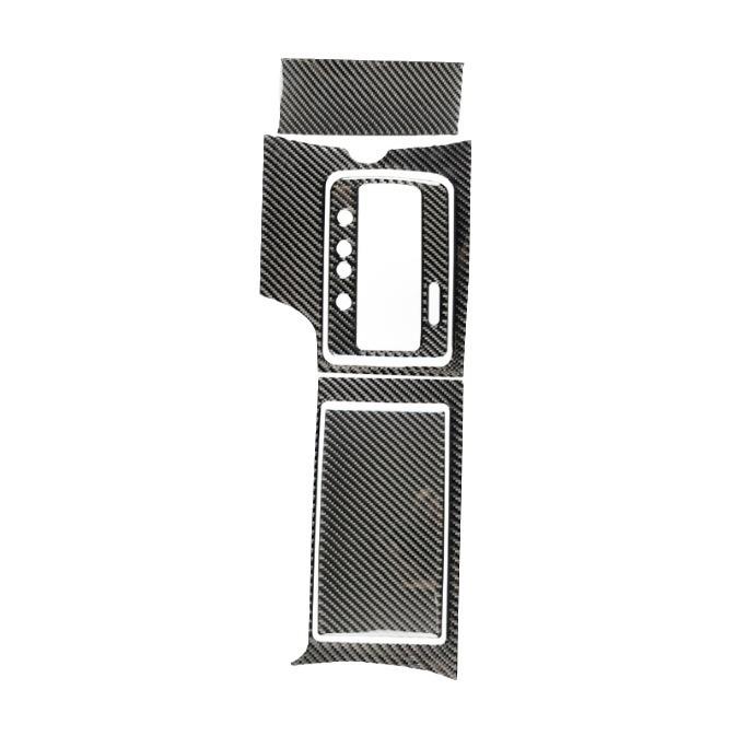 Mazda 6 Carbon Fiber Interior Decor: Center Console Gear Shift Cup Holder & Lift Switch Panel Accessories
