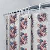 Unframed Japanese Koi Fish Shower Curtain Ocean Wave Pattern Bathroom Decor Waterproof Fabric Liner Vintage Artistic Home Textil