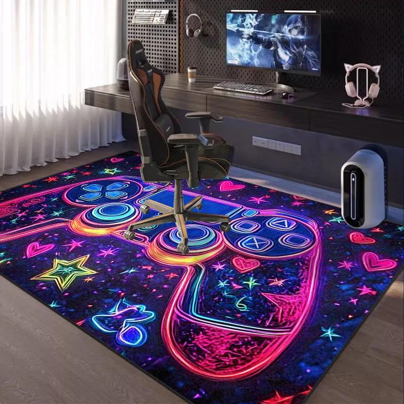 Luxus Schlafzimmer Esports Stuhl Teppich Dekoration Zuhause Boden Kinderspiel Rutschfeste Teppiche 160x230 Lounge Spiel Griff Matten Waschbar