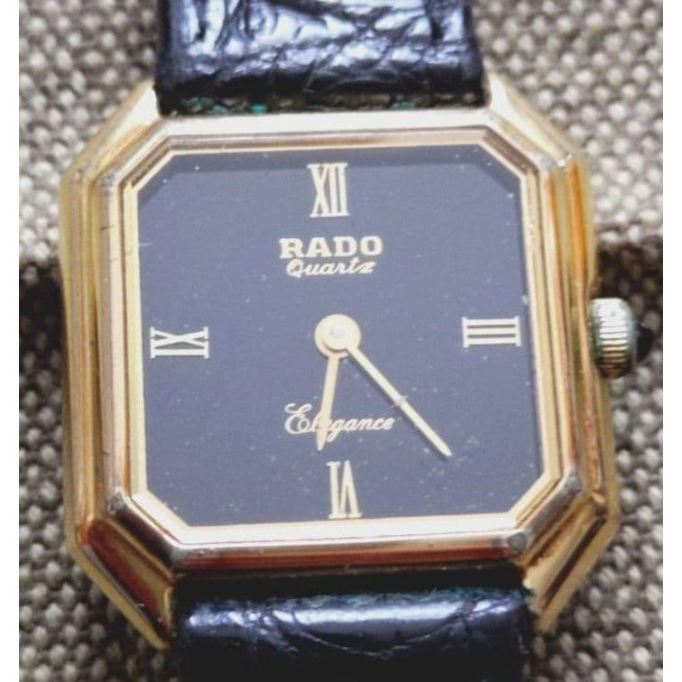 Б/у A254/[В эксплуатации] RADO Elegance Женские кварцевые часы с восьмиугольным корпусом